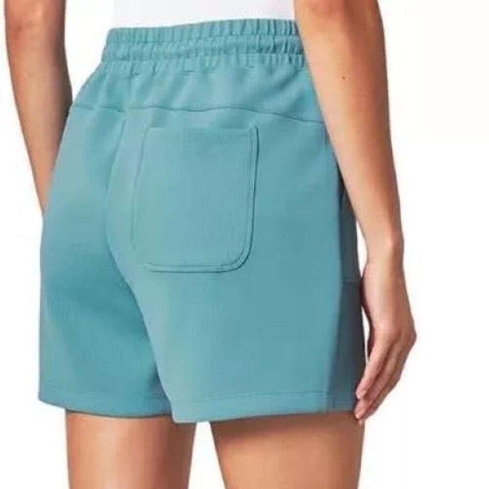 Mondetta-Women’s Blue Scuba Short Ribbed Active Short Size L NEW WITH TAGS. - Picture 3 of 16